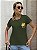 T-SHIRT LARANJA DTF VERDE MILITAR - Imagem 1