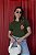 T-SHIRT MELANCIA DTF VERDE MILITAR - Imagem 1