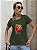 T-SHIRT MORANGO STAY SWEET DTF VERDE MILITAR - Imagem 1