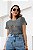 T-SHIRT MORANGOS STRANWBERRY DTF CINZA - Imagem 1