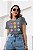 T-SHIRT FLORES MARGARIDAS DTF CINZA - Imagem 1