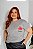 T-SHIRT PLUS SIZE MELANCIA DTF CINZA XG - Imagem 1