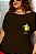 T-SHIRT PLUS SIZE LIMÃO DTF CHOCOLATE XG - Imagem 1