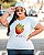 T-SHIRT PLUS SIZE MORANGO STAY SWEET DTF BRANCO XG - Imagem 1