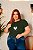 T-SHIRT PLUS SIZE CORAÇÕES DTF VERDE MILITAR XG - Imagem 1