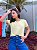 T-SHIRT LISA AMARELO BEBÊ - Imagem 1