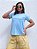 T-SHIRT VIVA INFINITO DTF AZUL BEBÊ - Imagem 1