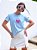 T-SHIRT CORAÇÕES DTF AZUL BEBÊ - Imagem 1
