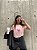 T-SHIRT CORAÇÕES DTF ROSA BEBÊ - Imagem 1
