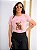 T-SHIRT URSINHO SWEET DTF ROSA BEBÊ - Imagem 1