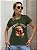 T-SHIRT URSINHO SWEET DTF VERDE MILITAR - Imagem 1