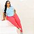 T-SHIRT PLUS SIZE SEMPRE É DIA DTF AZUL BEBÊ XG - Imagem 1