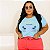 T-SHIRT PLUS SIZE RAQUETE CALIFORNIA DTF AZUL BEBÊ XG - Imagem 1