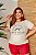 T-SHIRT PLUS SIZE WILD JAGUAR DTF OFF WHITE XG - Imagem 1