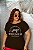 T-SHIRT PLUS SIZE WILD JAGUAR DTF CHOCOLATE XG - Imagem 1