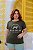 T-SHIRT PLUS SIZE WILD JAGUAR DTF VERDE MILITAR XG - Imagem 1