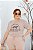 T-SHIRT PLUS SIZE WILD JAGUAR DTF BEGE XG - Imagem 1
