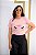 T-SHIRT RAQUETE CALIFORNIA DTF ROSA BEBÊ - Imagem 1