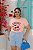 T-SHIRT PLUS SIZE CHERRY CLUB DTF ROSA BEBÊ XG - Imagem 1