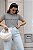 T-SHIRT MINIMALIST DTF CINZA - Imagem 1