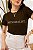 T-SHIRT MINIMALIST DTF CHOCOLATE - Imagem 1