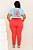 T-SHIRT PLUS SIZE GELATO DTF AZUL BEBÊ XG - Imagem 2