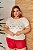T-SHIRT PLUS SIZE WHAT YOU DTF OFF WHITE XG - Imagem 1
