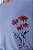 T-SHIRT FLORES CLEMATIS DTF AZUL BEBE - Imagem 2