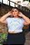T-SHIRT PLUS SIZE YOU ARE LOVED DTF BRANCO XG - Imagem 1