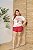 T-SHIRT PLUS SIZE APEROL DRINK DTF OFF WHITE XG - Imagem 1
