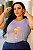 T-SHIRT PLUS SIZE APEROL DRINK DTF CINZA XG - Imagem 1