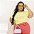T-SHIRT PLUS SIZE LA PÓESIE DTF AMARELO BEBÊ XG - Imagem 1