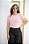 T-SHIRT PLUS SIZE LA PÓESIE DTF ROSA BEBÊ XG - Imagem 1