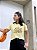 T-SHIRT ARCO-IRIS BOHO DTF AMARELO BEBÊ - Imagem 1
