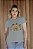 T-SHIRT ARCO-IRIS BOHO DTF CINZA - Imagem 1
