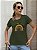 T-SHIRT ARCO-IRIS BOHO DTF VERDE MILITAR - Imagem 1