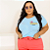 T-SHIRT PLUS SIZE COCO BAHAMAS DTF AZUL BEBÊ XG - Imagem 2