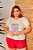 T-SHIRT PLUS SIZE THE LAGOSTA DTF OFF WHITE XG - Imagem 1
