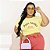 T-SHIRT PLUS SIZE PARIS ATELIER DTF AMARELO BEBÊ XG - Imagem 1