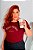 T-SHIRT PLUS SIZE PARIS ATELIER DTF MARSALA XG - Imagem 1