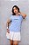 T-SHIRT YVES SAINT LAURENT DTF AZUL BEBÊ - Imagem 1