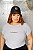 T-SHIRT PLUS SIZE YVES SAINT LAURENT DTF BRANCO XG - Imagem 1