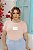 T-SHIRT PLUS SIZE LOS ANGELES DTF ROSA BEBÊ XG - Imagem 1