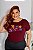 T-SHIRT PLUS SIZE HAVE A NICE DAY DTF MARSALA XG - Imagem 1