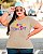 T-SHIRT PLUS SIZE HAVE A NICE DAY DTF BEGE XG - Imagem 1