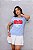 T-SHIRT ONDAS CORAÇÃO NEW YORK DTF AZUL BEBÊ - Imagem 1