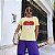 T-SHIRT ONDAS CORAÇÃO NEW YORK DTF AMARELO BEBÊ - Imagem 1