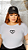 T-SHIRT PLUS SIZE CORAÇÃO CHANEL DTF BRANCO XG - Imagem 1