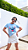 T-SHIRT STITCH CORAÇÃO DTF AZUL BEBÊ - Imagem 1