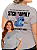 T-SHIRT PLUS SIZE STITCH FAMILY DTF CINZA XG - Imagem 1